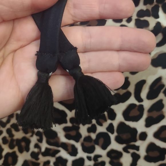 Time and Tru Women's Leopard Print Cut-Out One-Piece Swimsuit Size Large - Picture 8 of 10